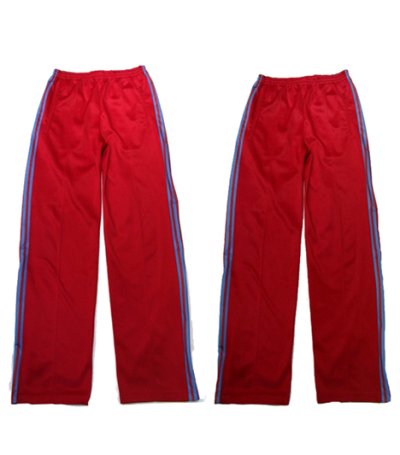 画像1: 1980's adidas Jersey Pants made in France color : Red/Sucks　size M (表記無し)