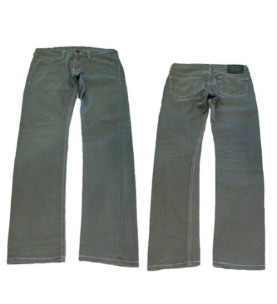 画像1: Levi's 510 SUPER SKINY Pants color : OLIVE　size w 32 (表記 30)