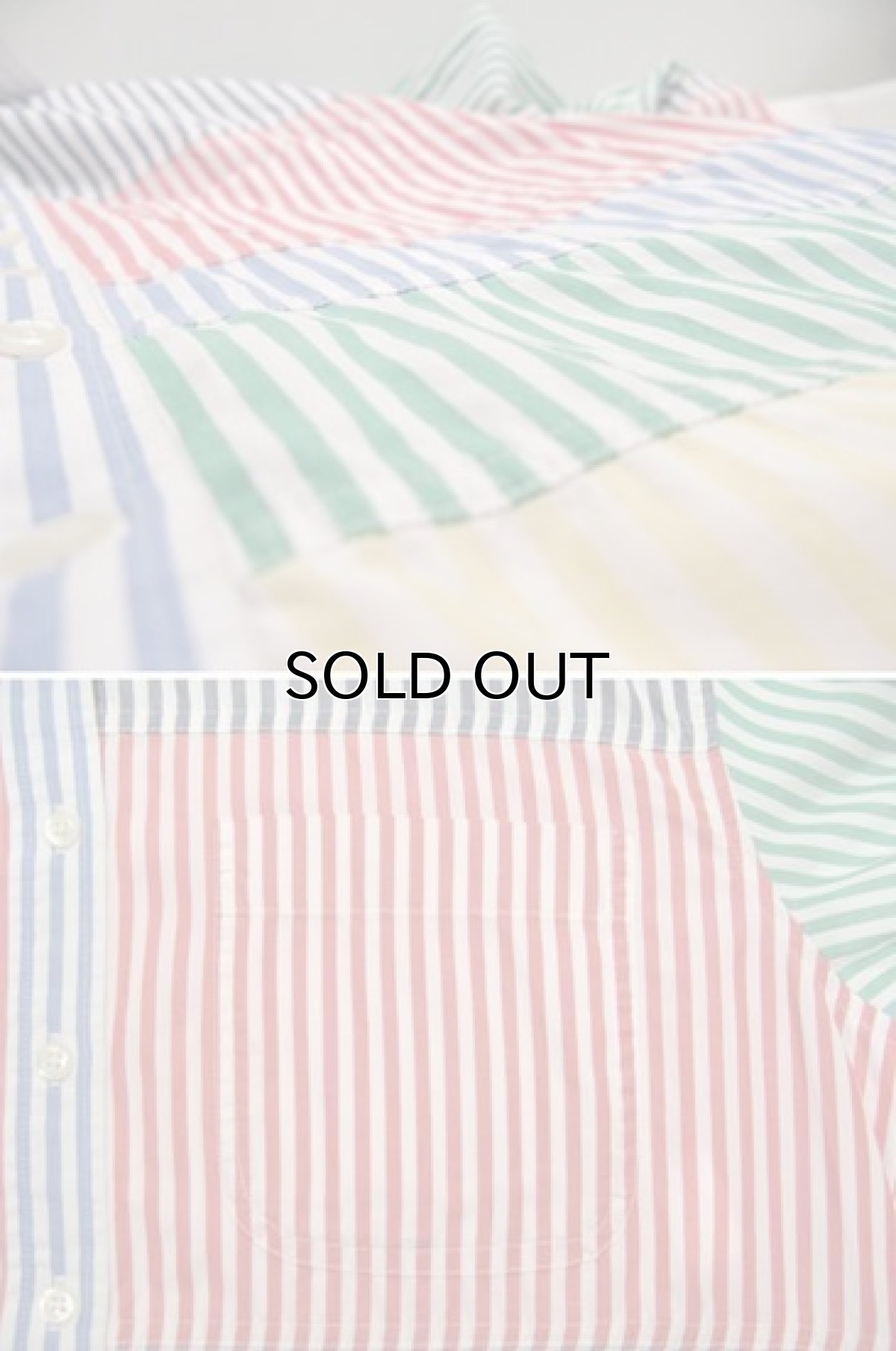 画像5: JONES NEW YORK Crazy Stripe L/S Shirts size S-M (表記 S) (5)