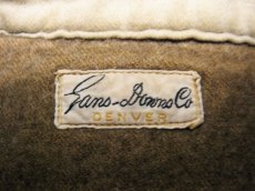 画像5: 1930-40's "Lans-Downs Co." Wool Work Shirts with Chin Strap  size M-L  (表記なし) (5)