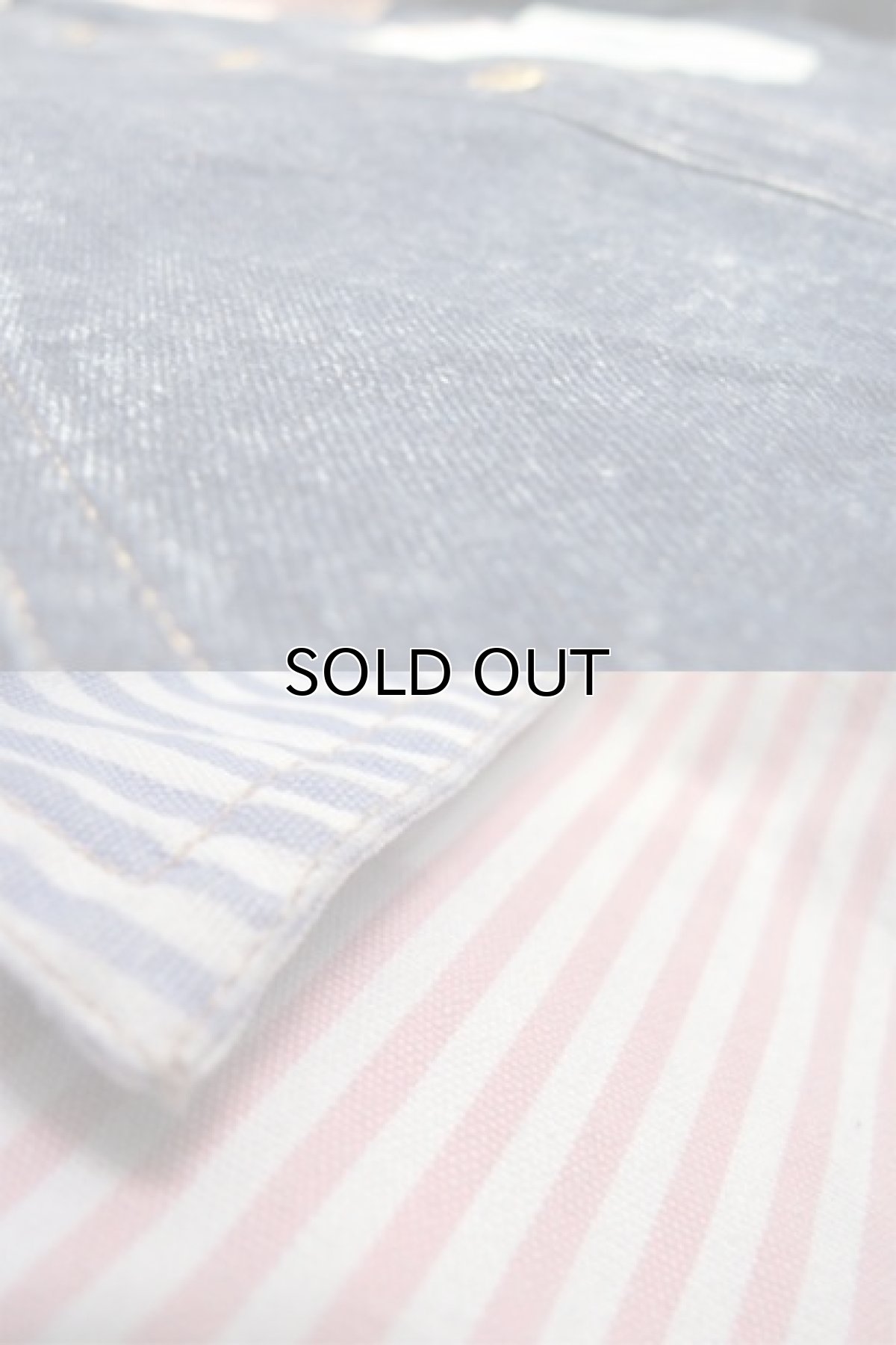 画像4: 1990's "TRAFFIC" Denim / Oxford L/S Shirts size M (表記なし) (4)