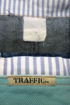 画像3: 1990's "TRAFFIC" Denim / Oxford L/S Shirts size M (表記なし) (3)