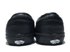 画像4: VANS All Black Leather Sneaker 　size (4)