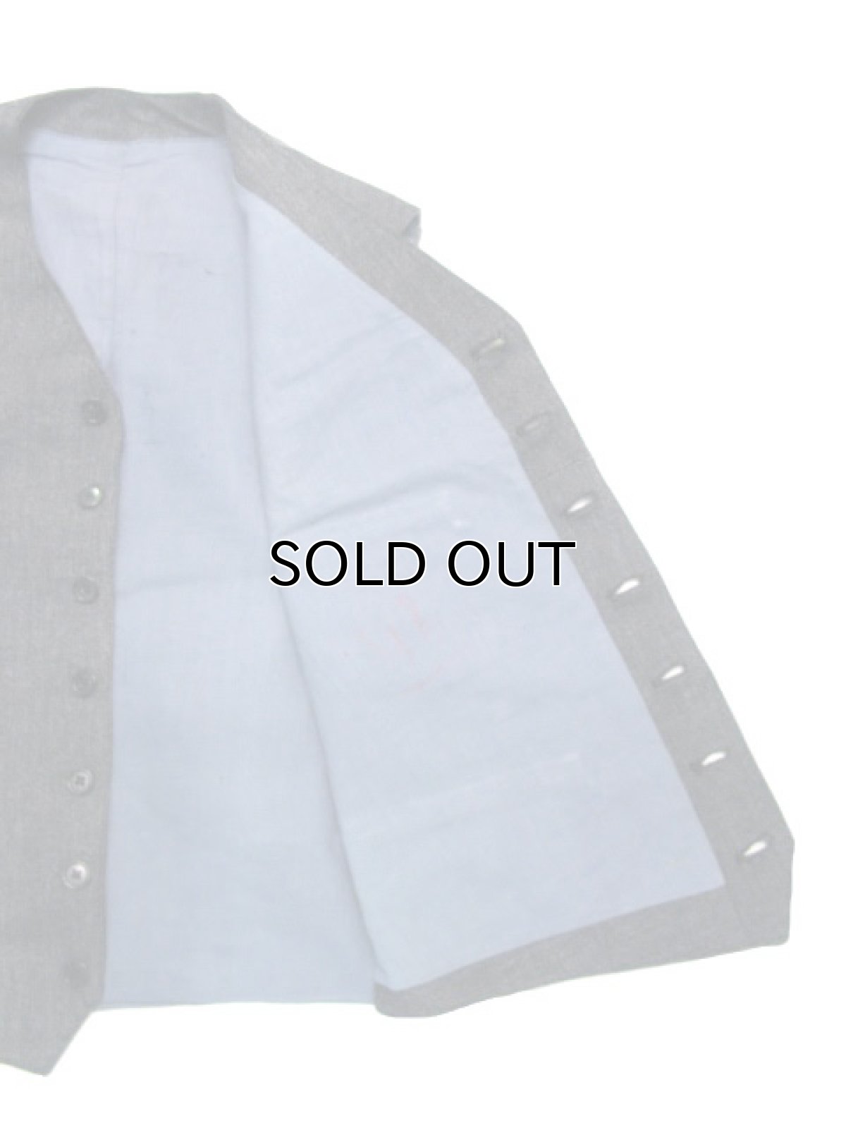 画像3: 1930's French Salt & Pepper GILET Dead Stock size S - M (表記無し) (3)