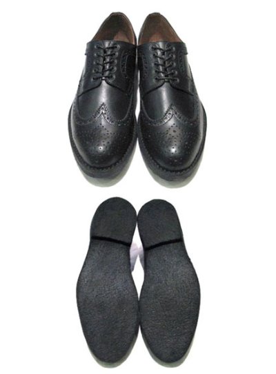 画像1: ADAM KIMMEL 2012-13AW Wing Tip Leather Shoes Gam Sole　size 9