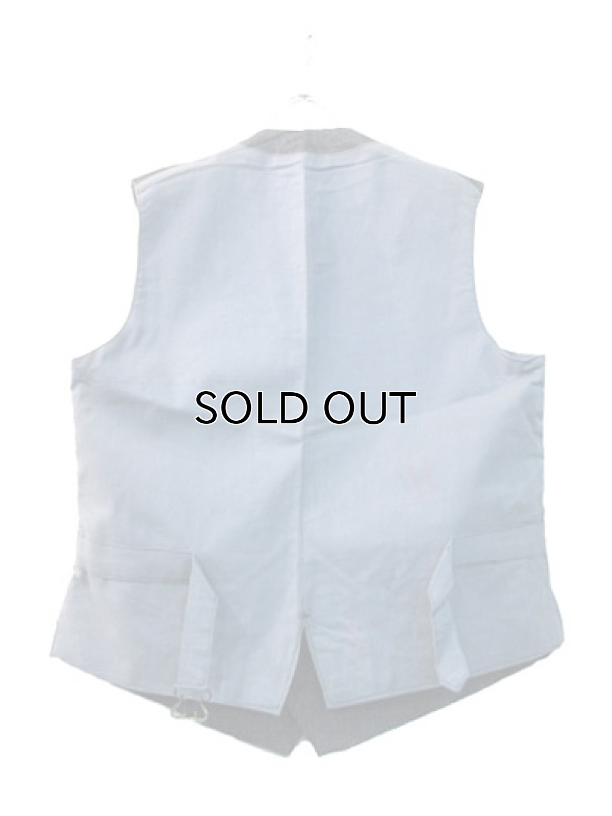 画像2: 1930's French Salt & Pepper GILET Dead Stock size S - M (表記無し) (2)