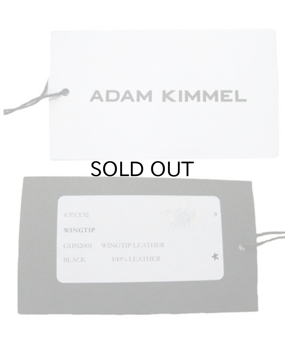 画像3: ADAM KIMMEL 2012-13AW Wing Tip Leather Shoes Gam Sole　size 9 (3)