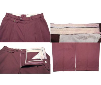 画像2: 1980's "BERTO LUCCI" Two-Tuck Trousers　size w 31 inch