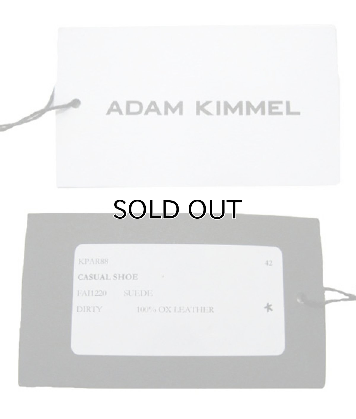 画像4: ADAM KIMMEL 2012-13AW Suede Leather Shoes  size 9 (4)