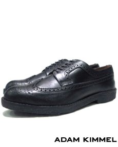 画像1: ADAM KIMMEL 2012-13AW Wing Tip Leather Shoes Gam Sole　size 9 (1)