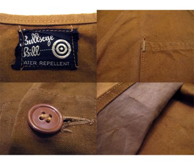 画像2: 1960's "Bullseye" USA Hunting Vest　size M (表記無し)