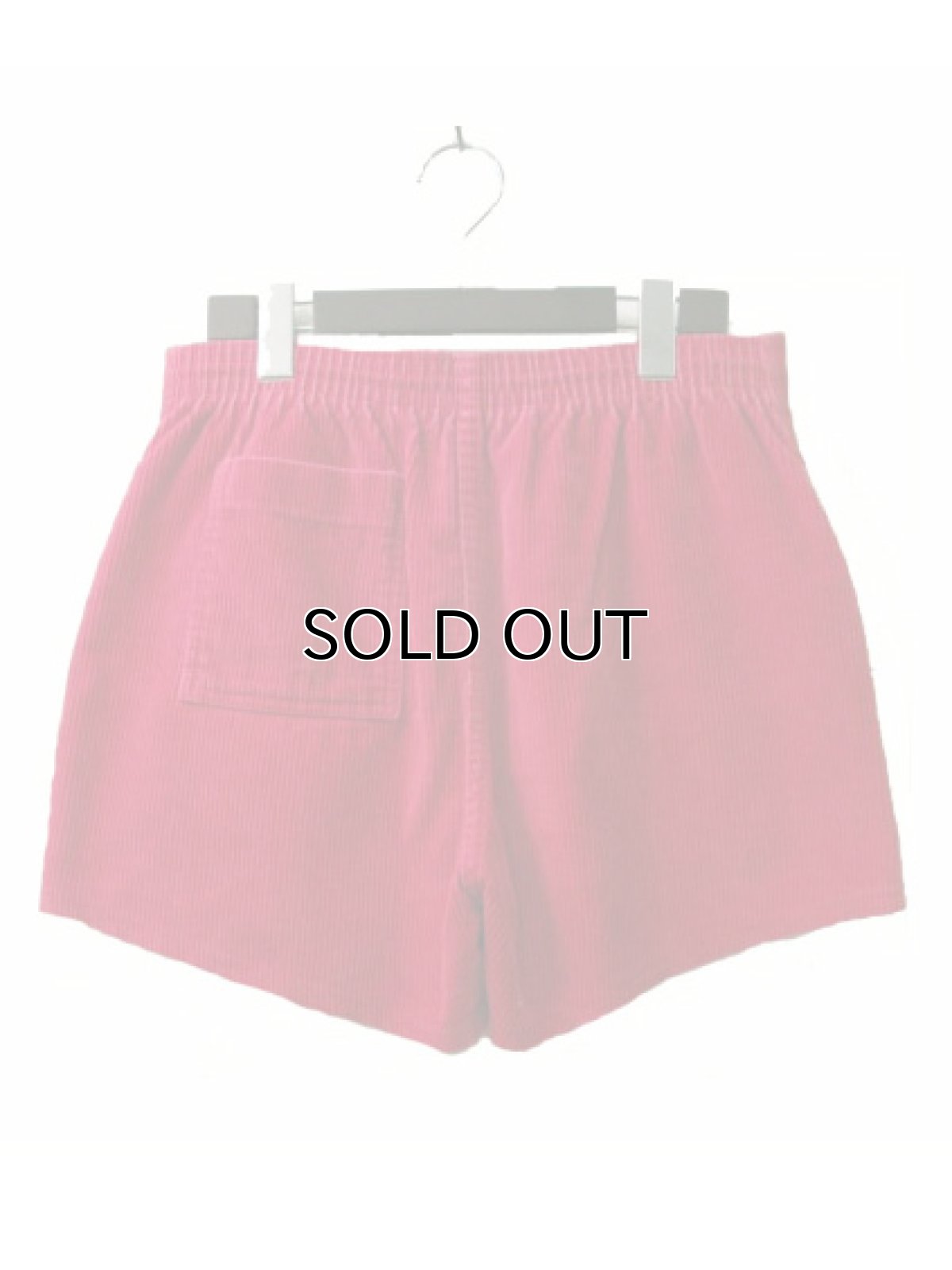 画像2: 1980's "OCEAN PACIFIC" CORDUROY SHORTS "RED"　size w 31~34.5inch (表記34) (2)