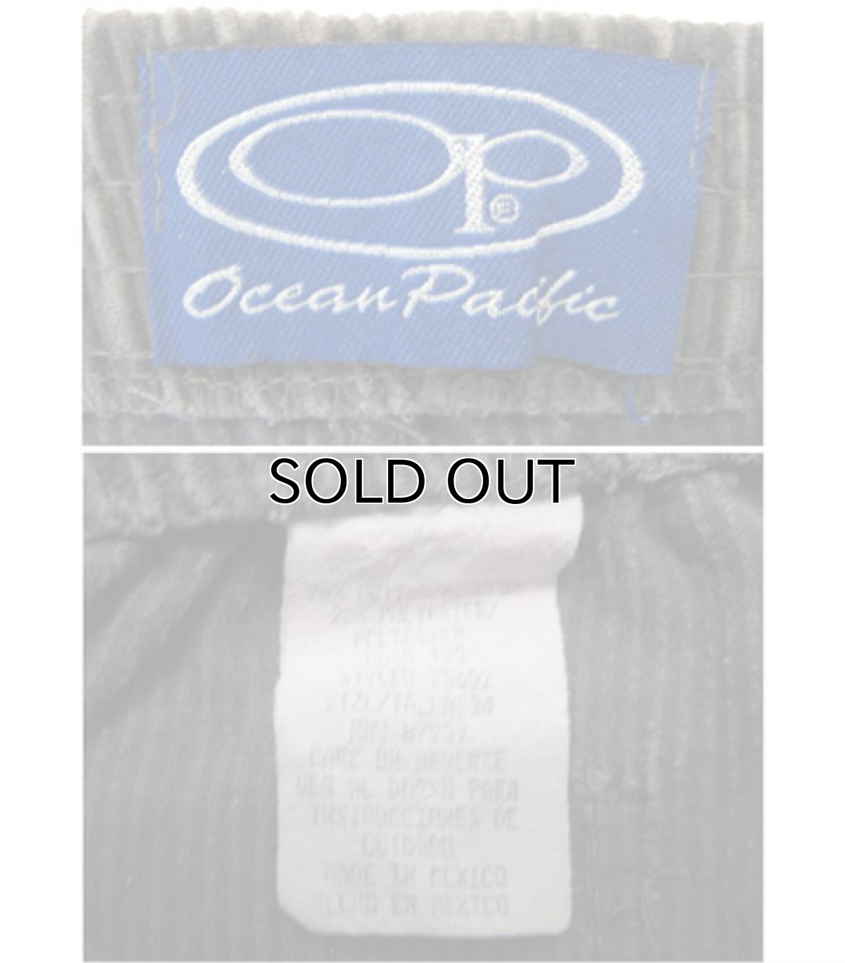 画像3: "OCEAN PACIFIC" CORDUROY SHORTS "GREY"　size w 28.5~33inch (表記 34) (3)