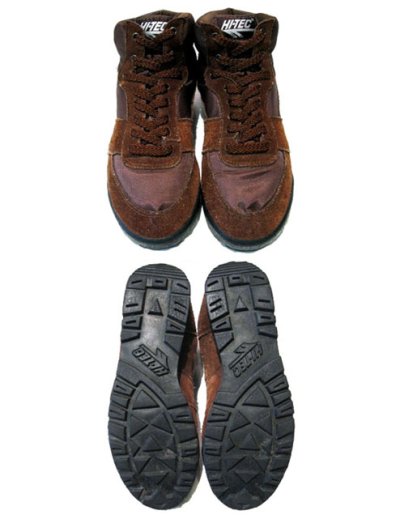 画像1: 1990's "HI-TEC" Trekking Sneaker Brown 　size 9.5 (27.5cm)