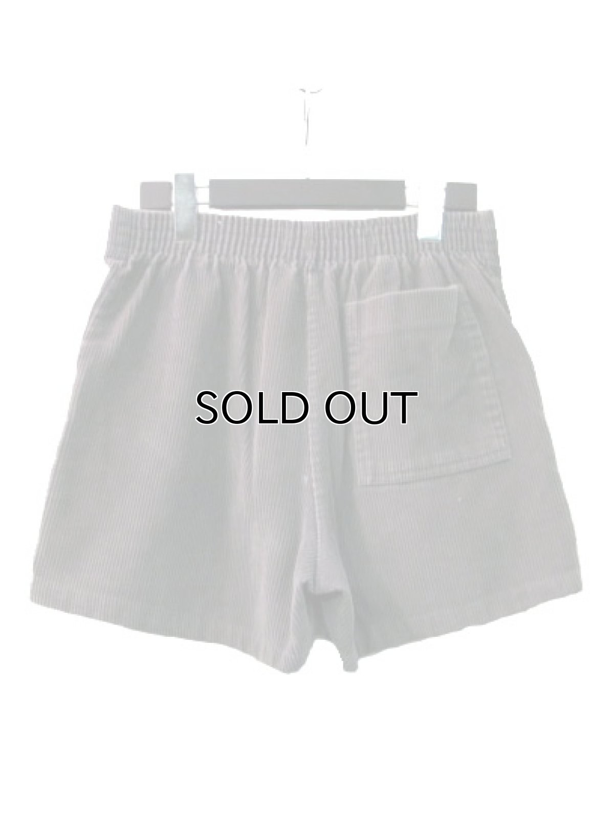 画像2: "OCEAN PACIFIC" CORDUROY SHORTS "GREY"　size w 28.5~33inch (表記 34) (2)