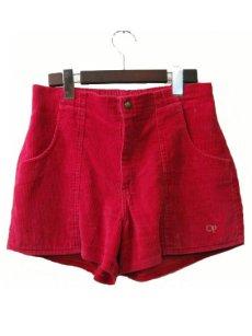 画像1: 1980's "OCEAN PACIFIC" CORDUROY SHORTS "RED"　size w 31~34.5inch (表記34) (1)