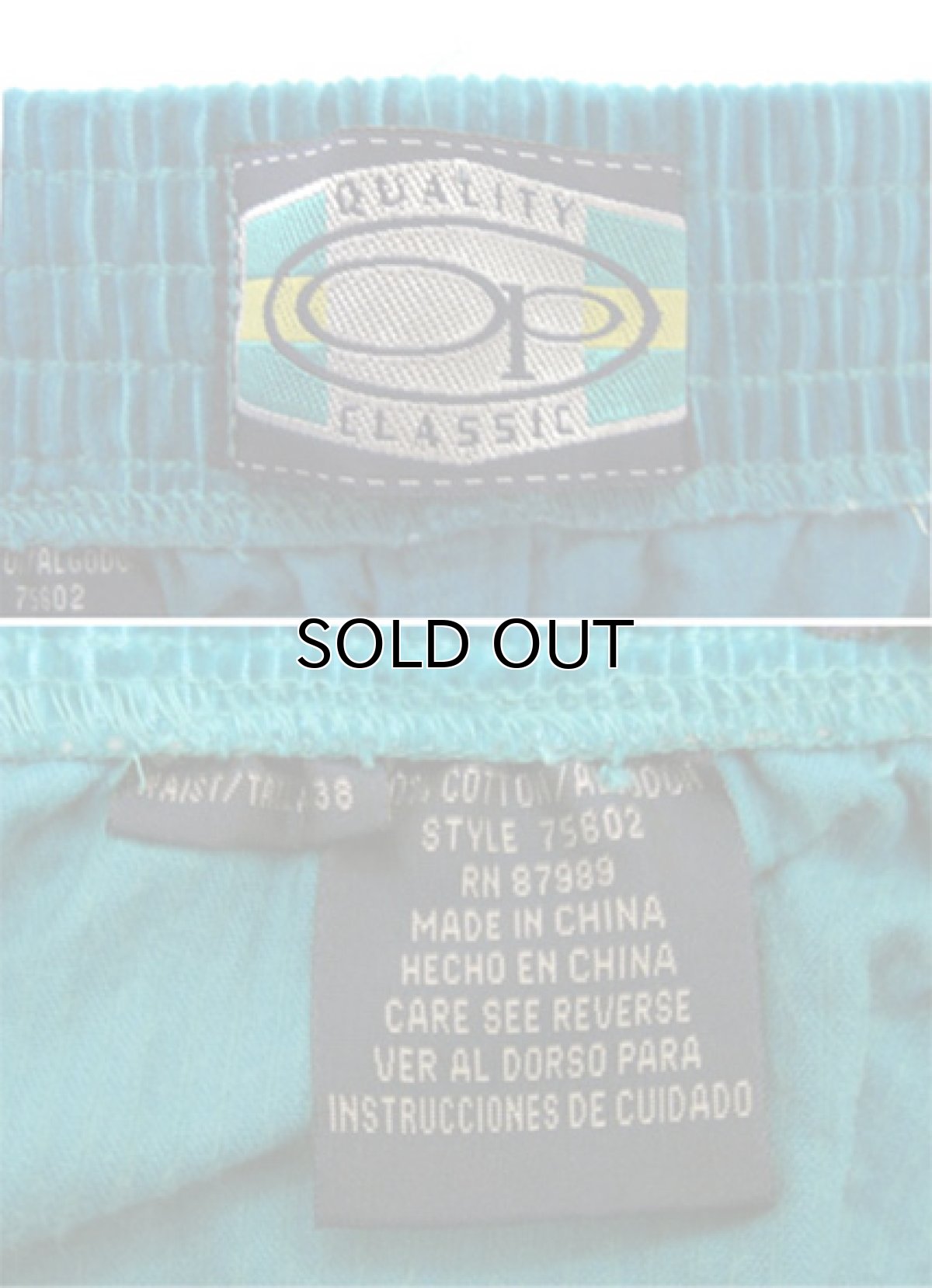 画像3: "OCEAN PACIFIC" CORDUROY SHORTS "GREEN"　size w 34~38.5inch (表記 38) (3)