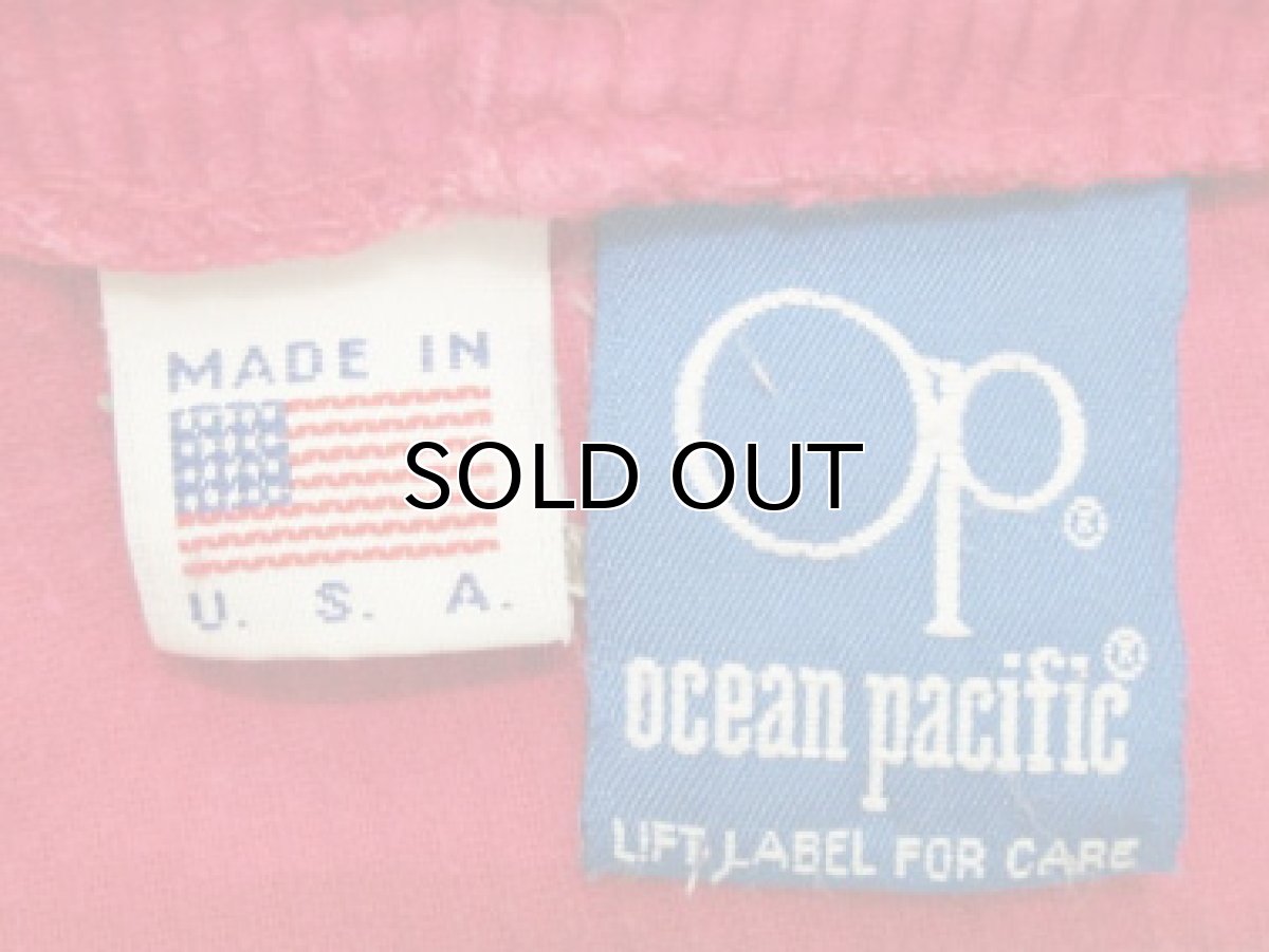 画像4: 1980's "OCEAN PACIFIC" CORDUROY SHORTS "RED"　size w 31~34.5inch (表記34) (4)