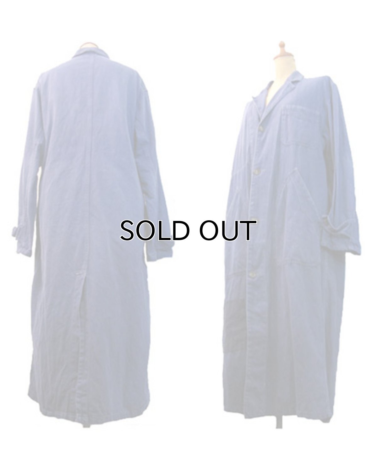 画像3: ~1960's French  "LE VETEMENT" Work Coat color Blue size M-L (表記なし) (3)