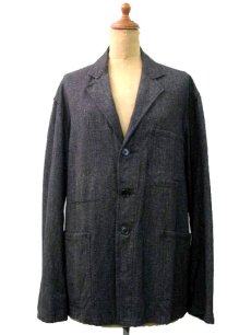 画像1: ~1950's Belgium Worker Salt & Pepper Jacket　size M (表記なし) (1)