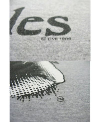 画像2: 1980's "Les Miserables" Print Tee Grey　size L - XL  (表記 なし)