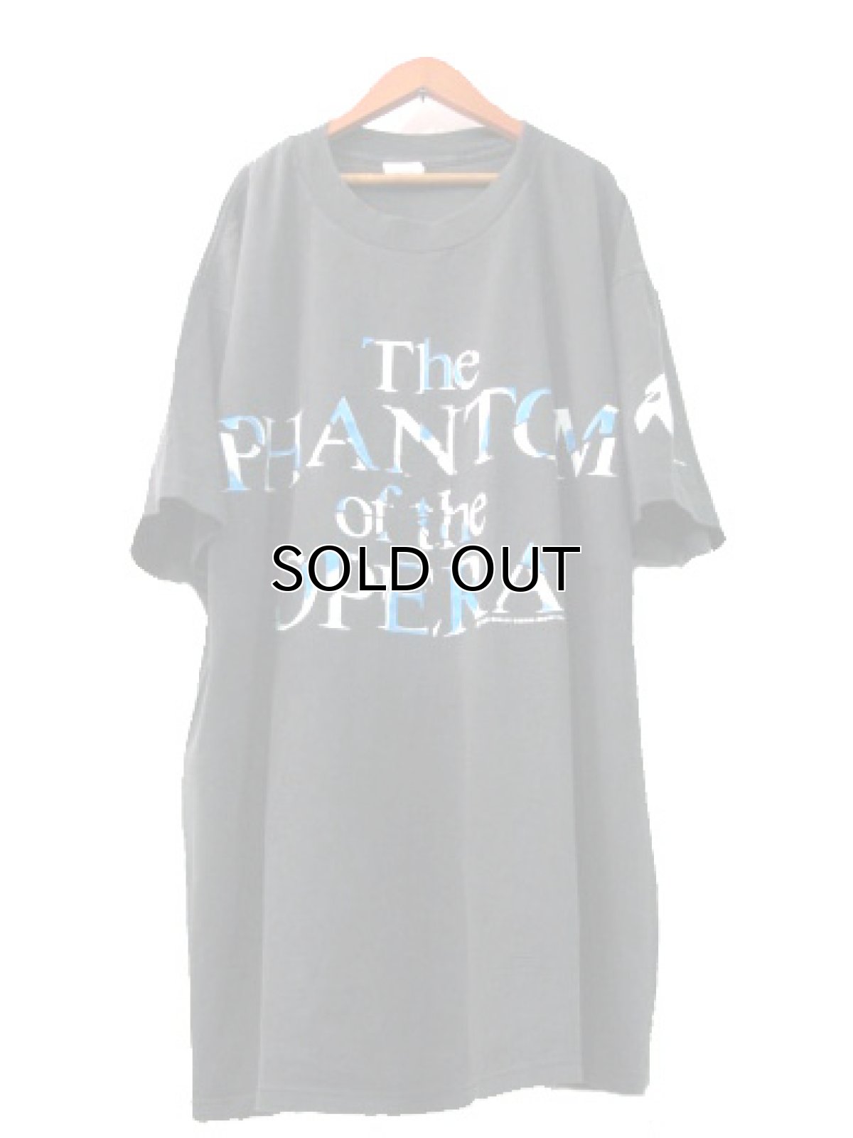 画像2: ~1990's "THE PHANTOM OF THE OPERA" Print Tee Black size XL  (表記 XL) (2)
