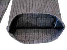 画像4: 1940's~ Swedish Cotton Stripe Prisoner Trousers　size ~ w 33.5 inch (表記なし) (4)