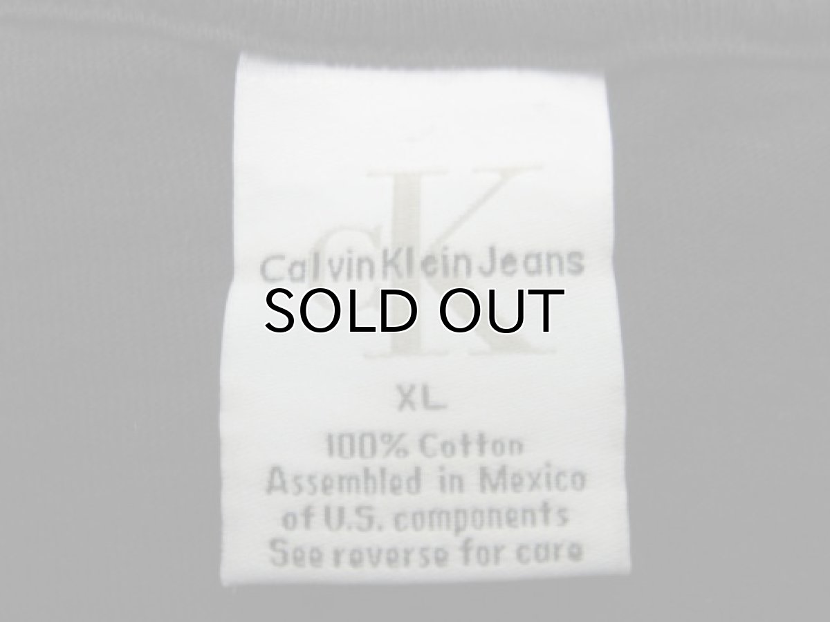 画像3: "Calvin Klein Jeans" Big Tee Dark Navy　size XL  (表記 XL) (3)