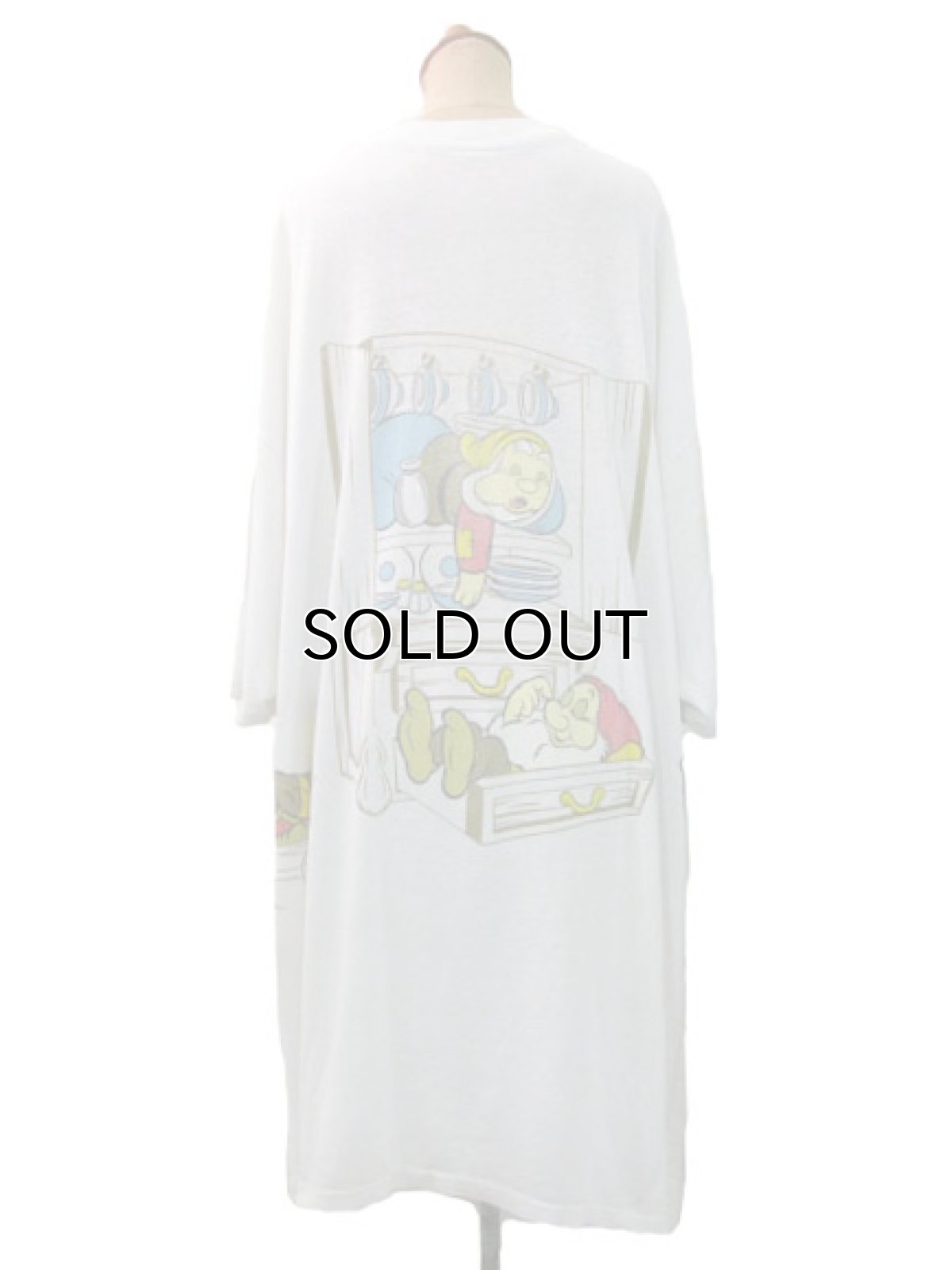 画像2: 1980's "Sevon Drifs" 七人の小人 Print Big Tee White size XXXL  (表記 なし) (2)