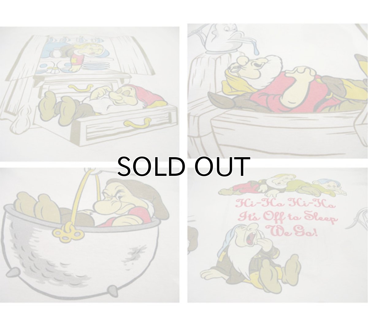 画像3: 1980's "Sevon Drifs" 七人の小人 Print Big Tee White size XXXL  (表記 なし) (3)