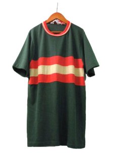 画像1: 1980's "John Blair" Border Tee　Green　size S  (表記 M) (1)