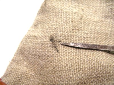 画像2: "regina" Leather x Linen Hand Bag　BROWN / NATURAL