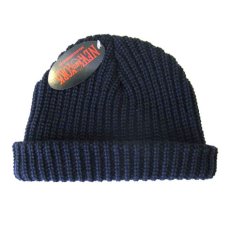 画像1: NewYorkHat "CHUNKY BEANIE" アクリルワッチキャップ　SHORT　NAVY (1)