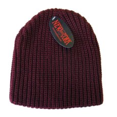 画像2: NewYorkHat "CHUNKY BEANIE" アクリルワッチキャップ　SHORT　BURGUNDY (2)