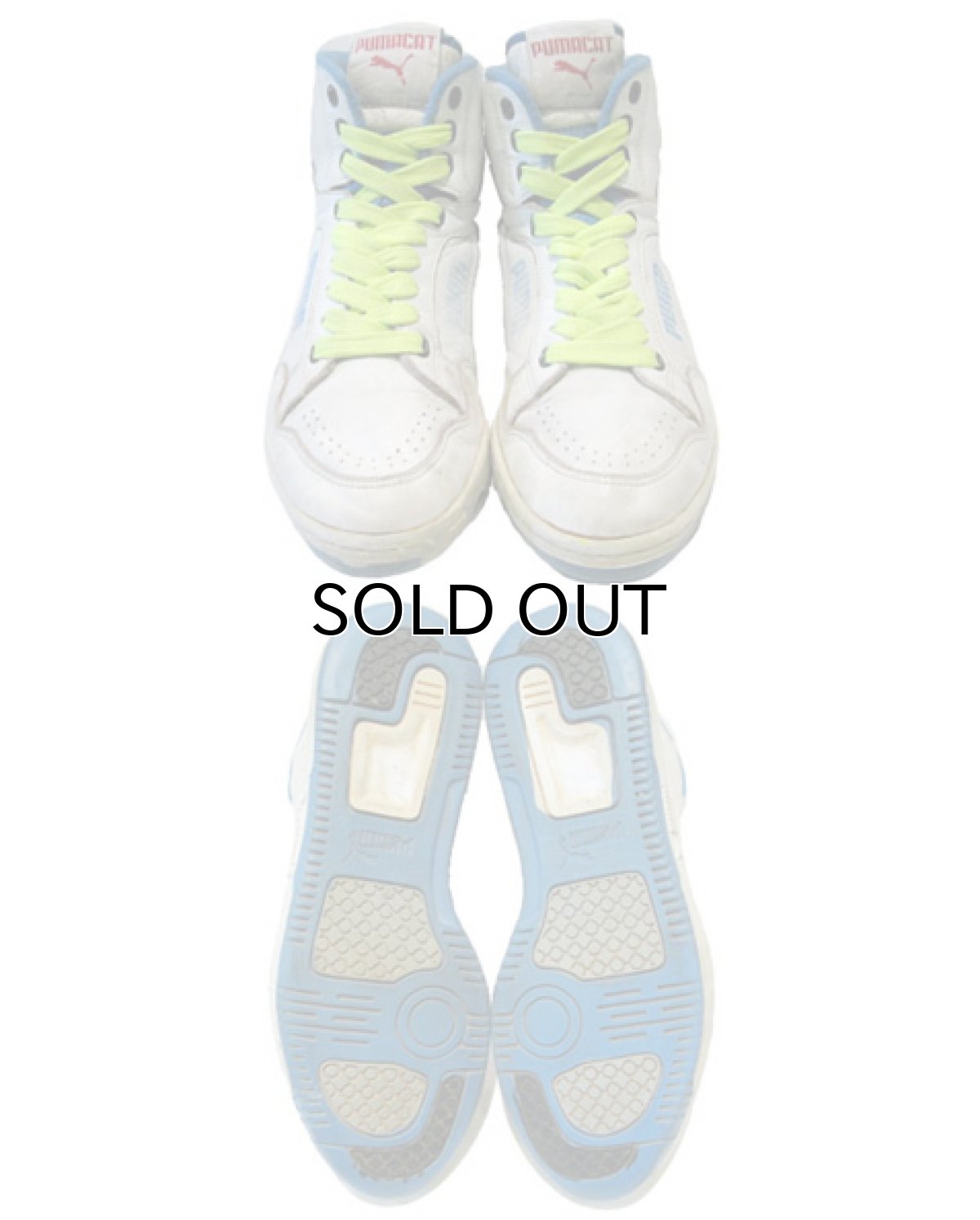 画像4: 1980's PUMA "CAT" Hi  Sneaker size 9 1/2 (27.5cm) (4)