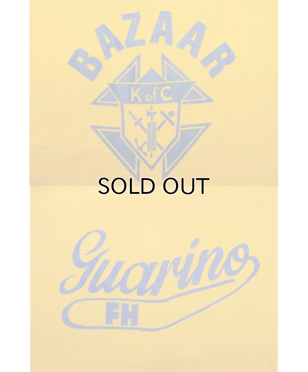 画像4: 1970's RUSSEL "BAZAAR"  Tee　Yellow　size L - XL  (表記 XL) (4)