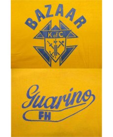 画像4: 1970's RUSSEL "BAZAAR"  Tee　Yellow　size L - XL  (表記 XL) (4)