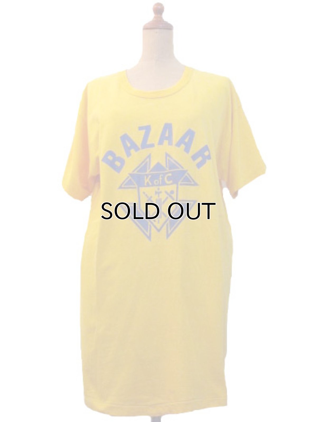 画像3: 1970's RUSSEL "BAZAAR"  Tee　Yellow　size L - XL  (表記 XL) (3)