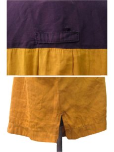 画像5: 1980's "Mango Gianni " Design S/S Shirts Purple/Yellow　size L (表記 S) (5)