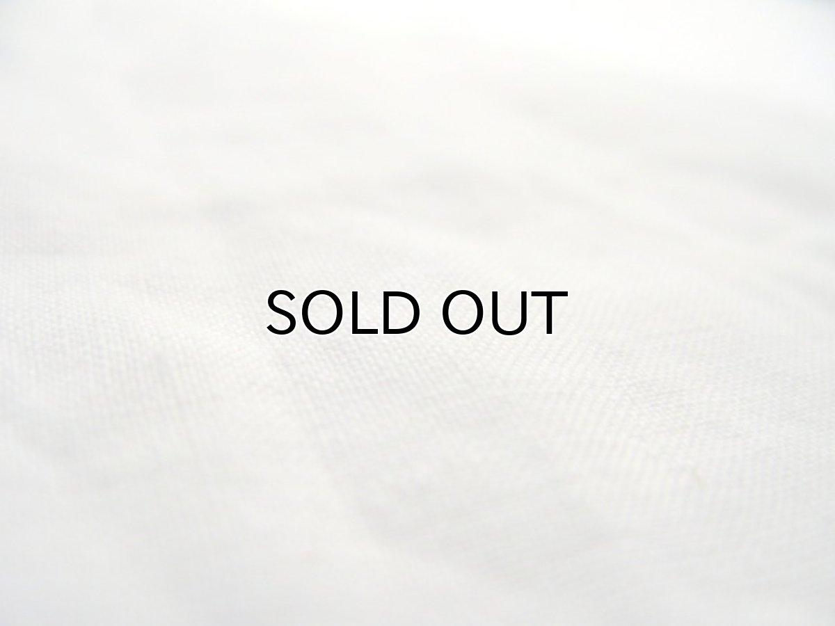 画像5: ~1950's French Marine Linen Sailor Shirts White / Navy size S - M (表記 なし) (5)