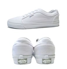 画像3: VANS Canvas Skate Shoes  ALL WHITE　size 11 (3)