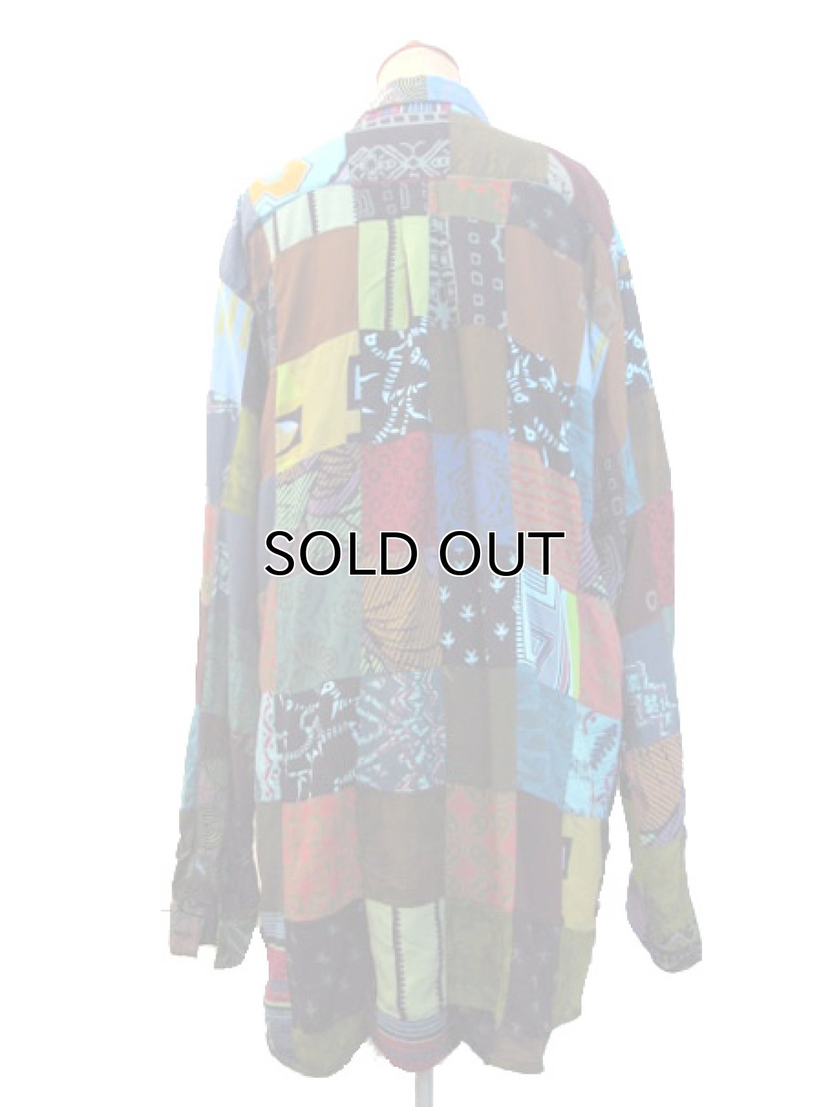 画像3: 1990's "TERRANOVA" Crazy Pattern L/S Shirts  size L - XL (表記 M) (3)