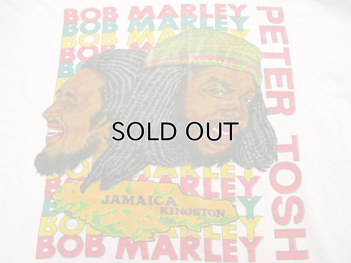 画像4: 1980's "BOB MARLEY & PETER TOSH"  Print Tee size L - XL (表記 無し) (4)