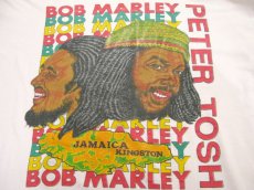 画像4: 1980's "BOB MARLEY & PETER TOSH"  Print Tee　size L - XL (表記 無し) (4)