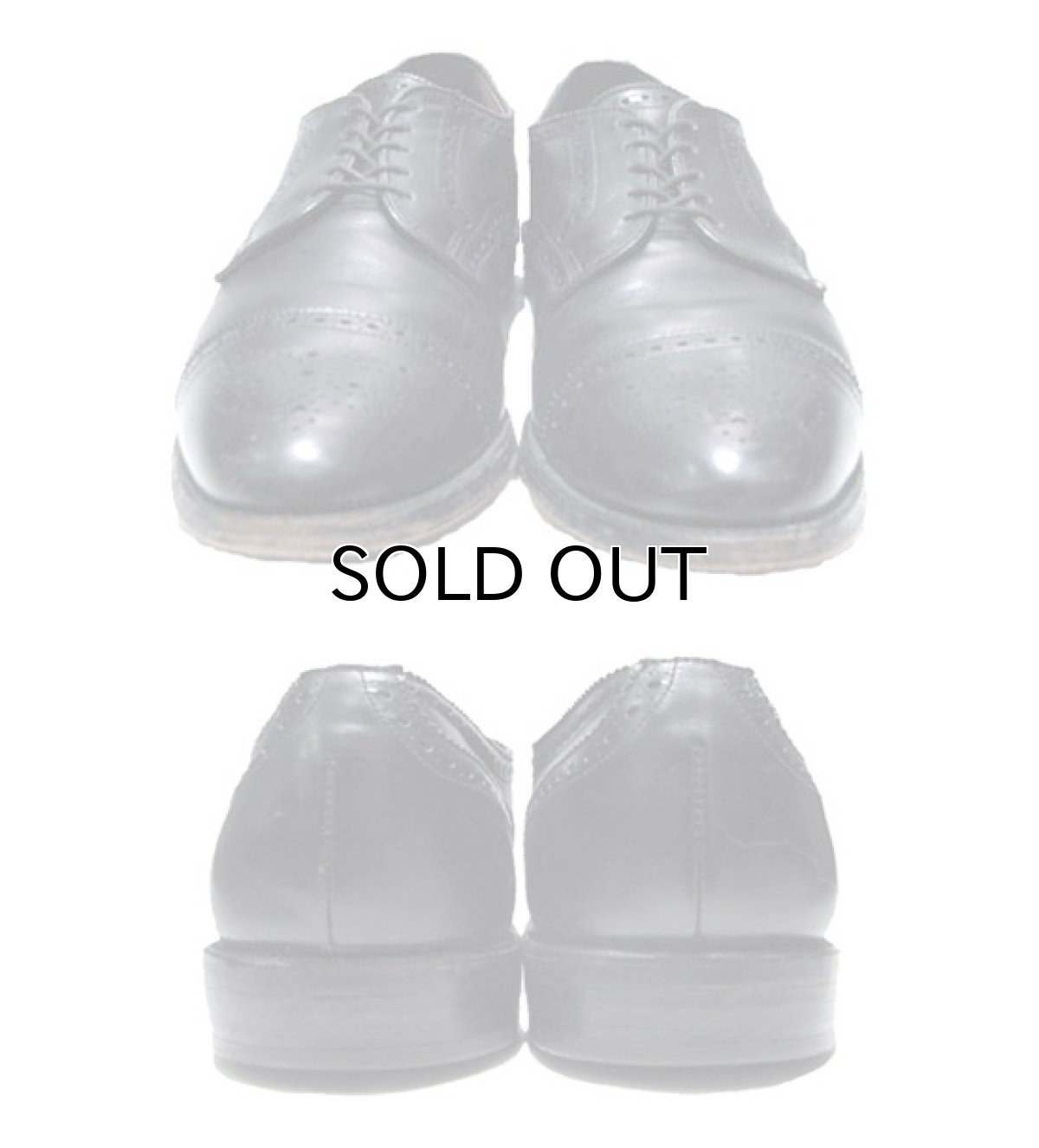 画像3: "Allen Edmonds" Cap Toe Leather Shoes　BLACK　size 10D (3)