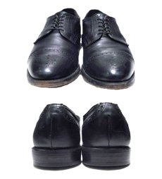 画像3: "Allen Edmonds" Cap Toe Leather Shoes　BLACK　size 10D (3)