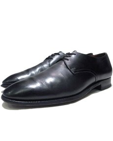 画像1: 1980's "Church's" Plain Toe Leather Shoes　BLACK　size 7 1/2 D (1)