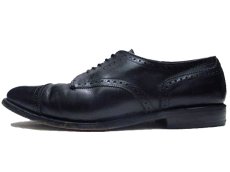 画像2: "Allen Edmonds" Cap Toe Leather Shoes　BLACK　size 10D (2)