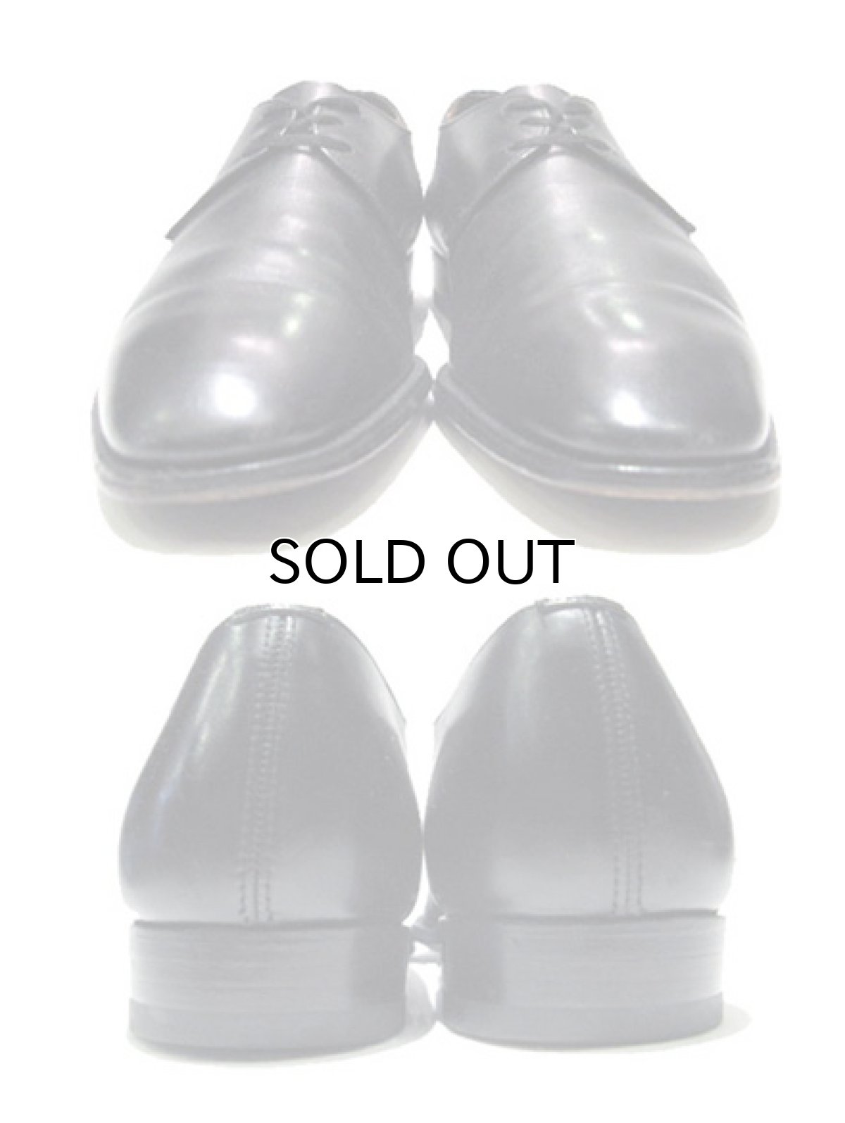 画像3: 1980's "Church's" Plain Toe Leather Shoes　BLACK　size 7 1/2 D (3)