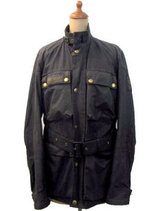 画像2: 1970's Belstaff "ROAD MASTER II" Wax Cotton Biker Jacket　Black　size 34  (表記 EU40) (2)